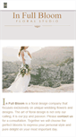 Mobile Screenshot of infullbloomweddings.com